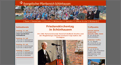 Desktop Screenshot of pfarrbereich-schoenhausen.de